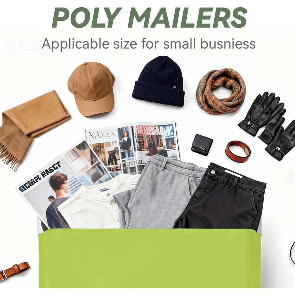 12x15.5‎ Lime Green Poly Mailers 100 Count Reseller Shipping Supplies Packaging